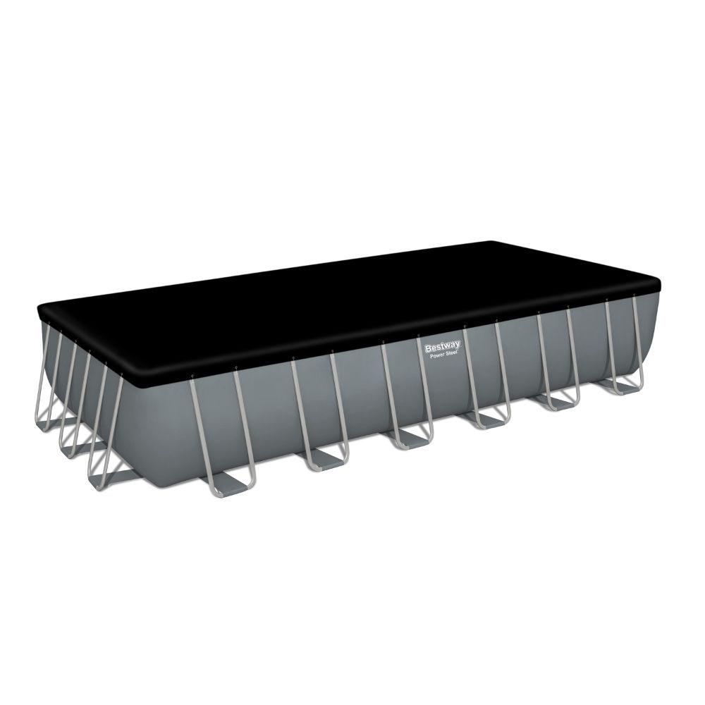 Bestway Power Steel Rectangular Pool Set 7.32m x 3.66m x 1.32m (24' x 12' x 52")