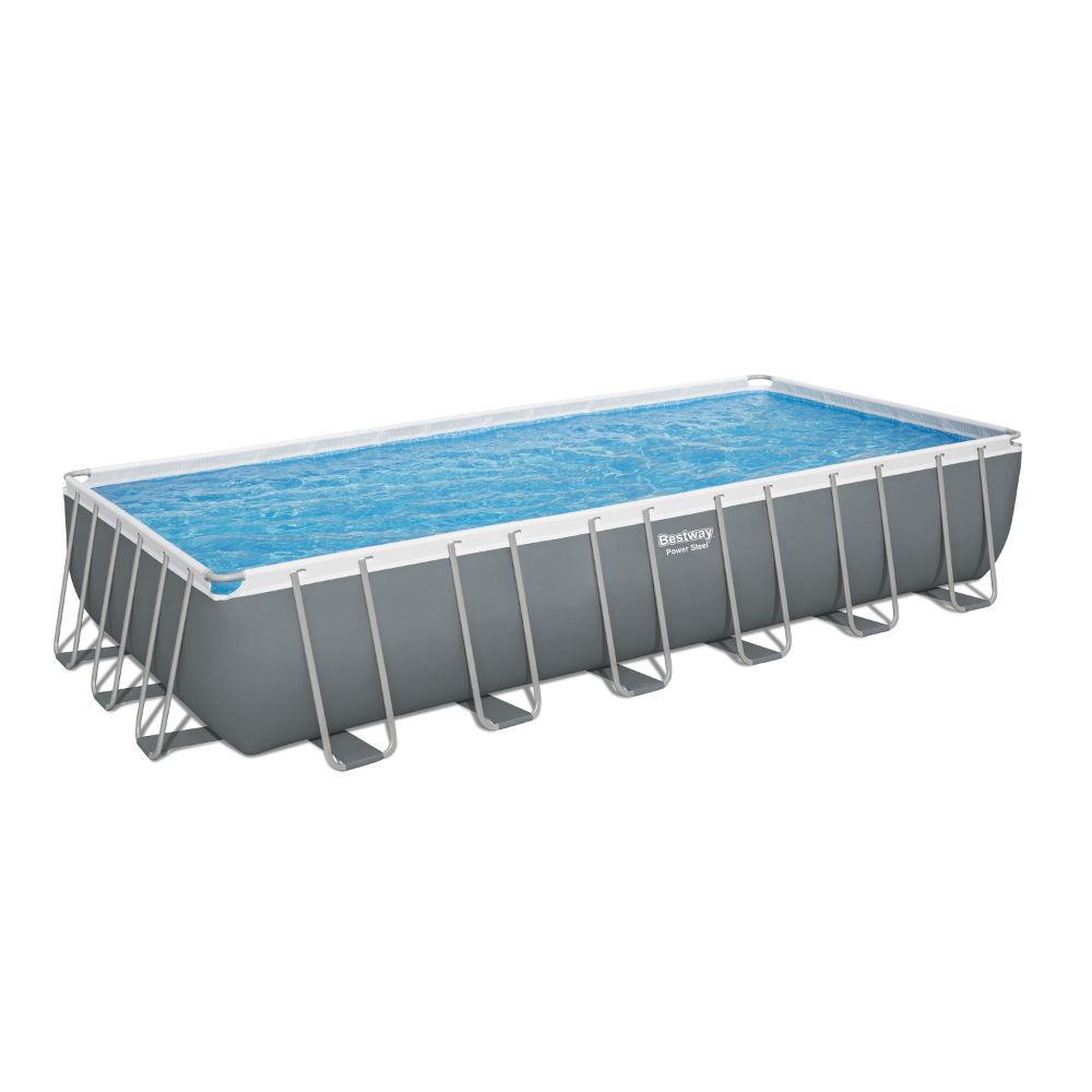 Bestway Power Steel Rectangular Pool Set 7.32m x 3.66m x 1.32m (24' x 12' x 52")