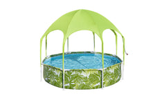 Bestway Steel Pro UV Careful Splash-in-Shade Round Above Ground Play Pool Assorted Design - 244x51cm