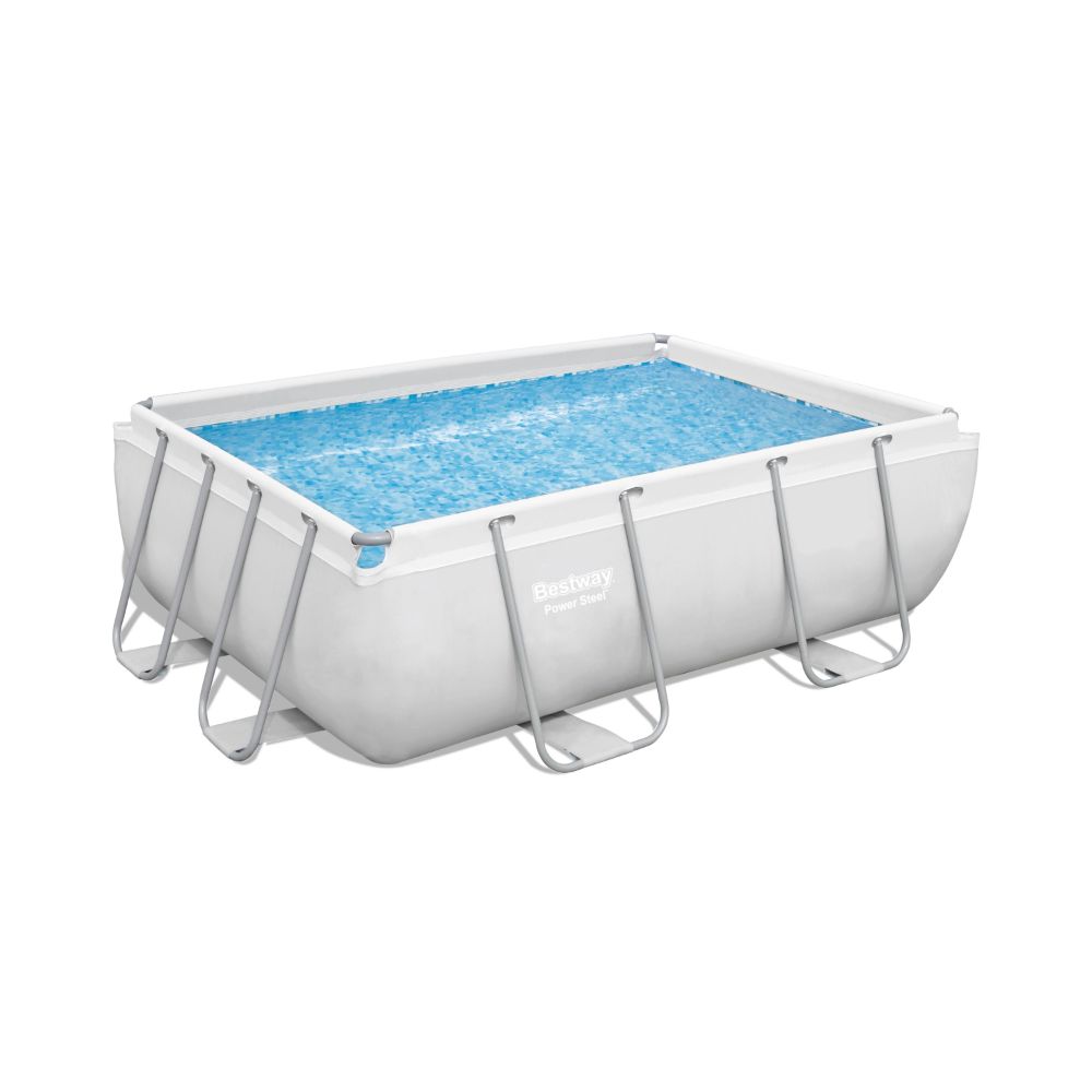 Bestway Power Steel   9'3" x 6'5" x 33"/2.82m x 1.96m x 84cm Rectangular Pool Set