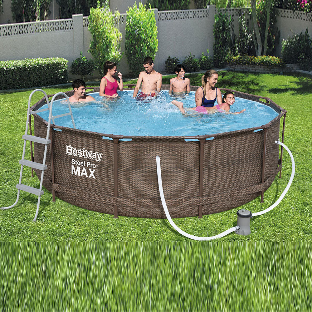 Bestway Steel Pro MAX Round Above Ground Pool Set - 366x100cm