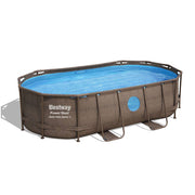 Bestway Power Steel Swim Vista Rectangular Above Ground Pool Set - 427x250x100cm