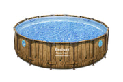 Bestway Power Steel Swim Vista Series Round Above Ground Pool Set - 488x122cm