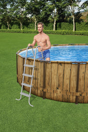 Bestway Power Steel Swim Vista Series Round Above Ground Pool Set - 488x122cm