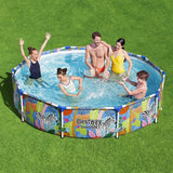 Bestway Fast Set Round Above Ground Pool Set - 396x84cm