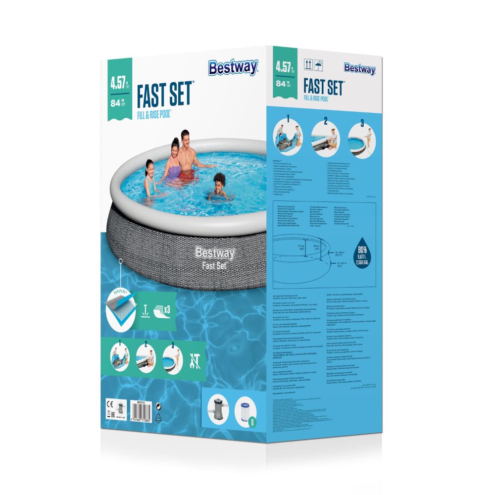 Bestway Fast Set   15' x 33"/4.57m x 84cm Pool Set