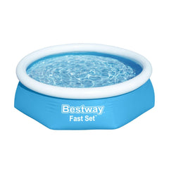 Bestway Fast Set Round Inflatable Pool 2.44 m x 61 cm