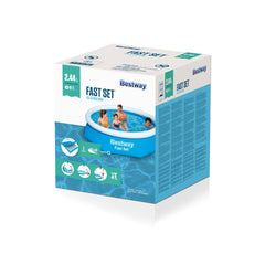 Bestway Fast Set Round Inflatable Pool 2.44 m x 61 cm