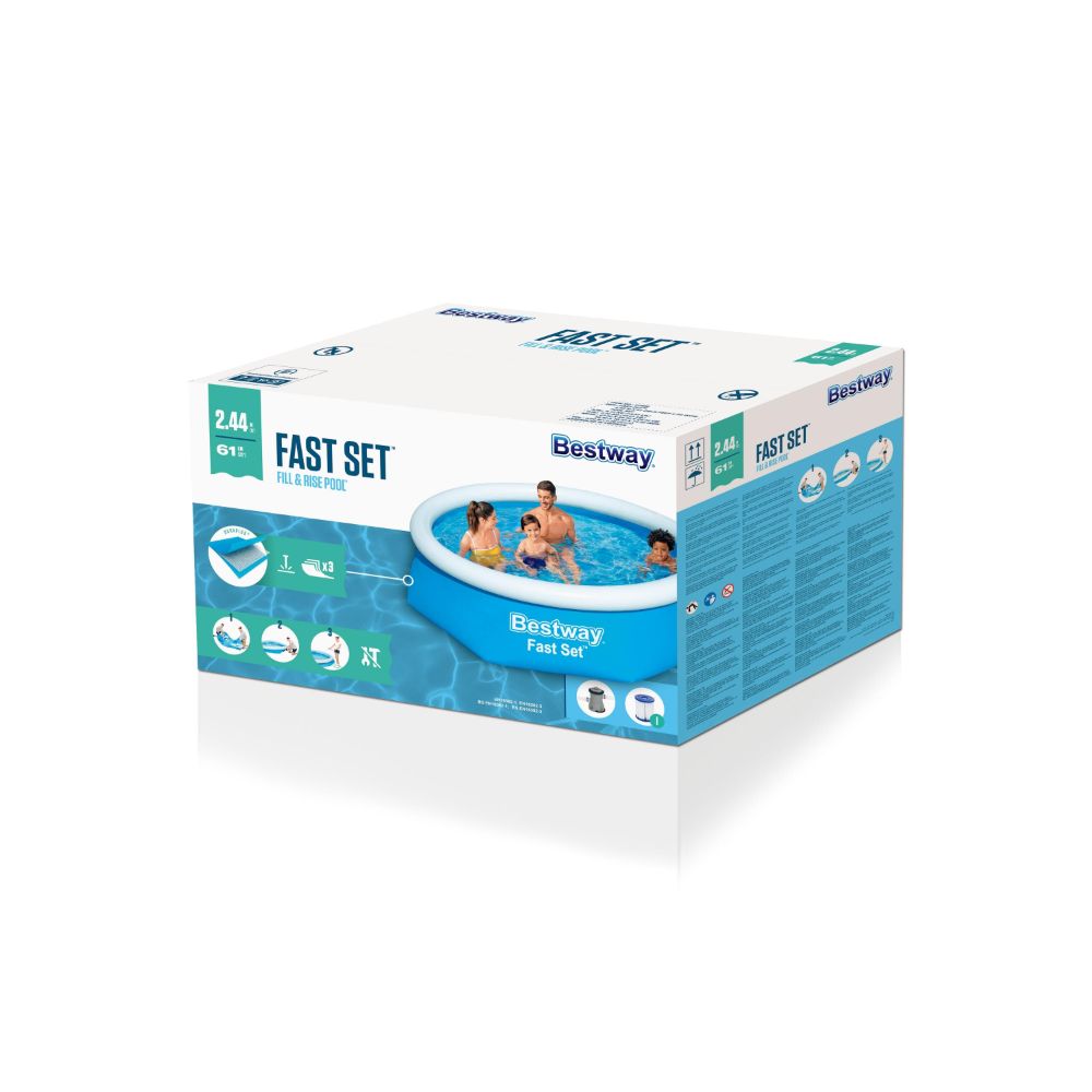 Bestway Fast Set   8' x 24"/2.44m x 61cm Pool Set