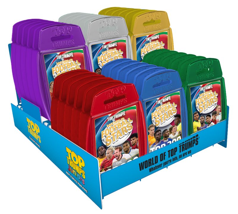 Toptrumps World Football Star CDU  Collectible Soccer Player  for Kids and Collectors Assortment