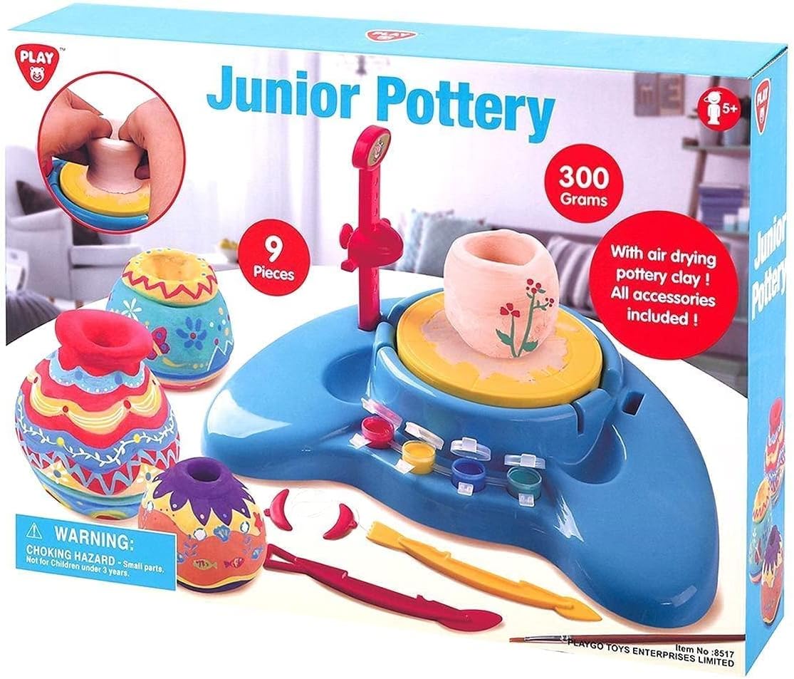 Playgo Junior Pottery 9-pcs Arts & Crafts