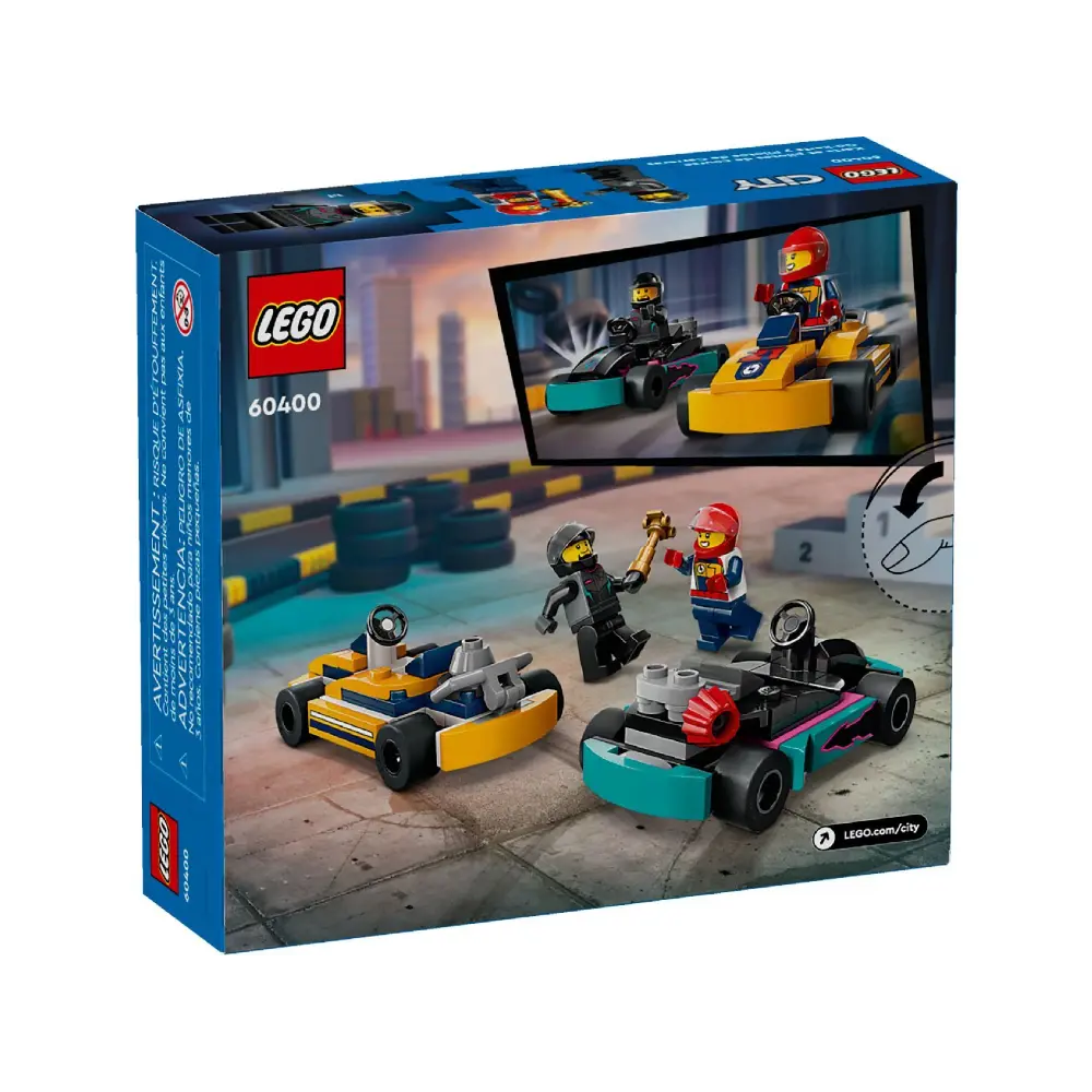 Lego Go Karts With Race Drivers 60400