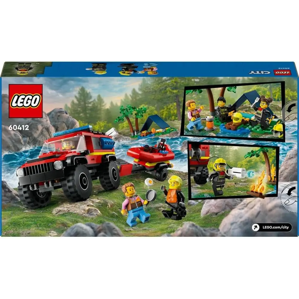 Lego Fire Truck with Rescue Boat 60412