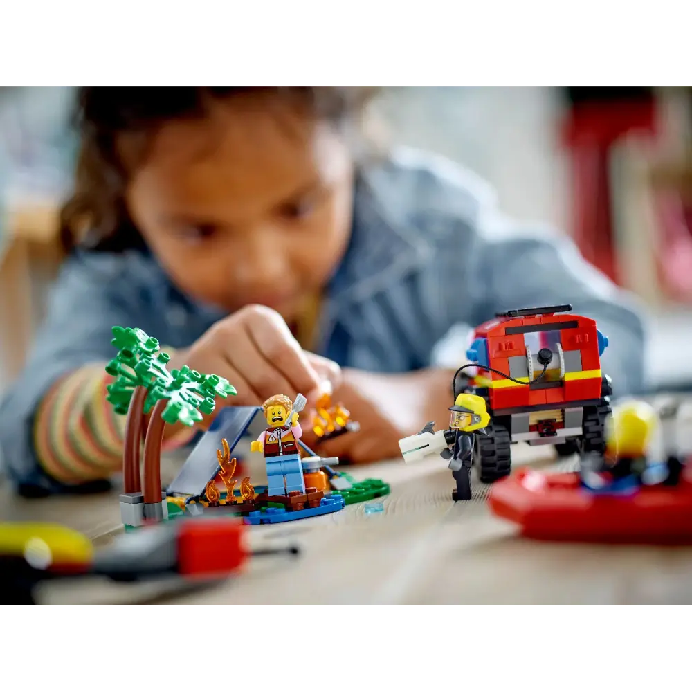 Lego Fire Truck with Rescue Boat 60412
