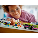 Lego Police and Muscle Car Chase