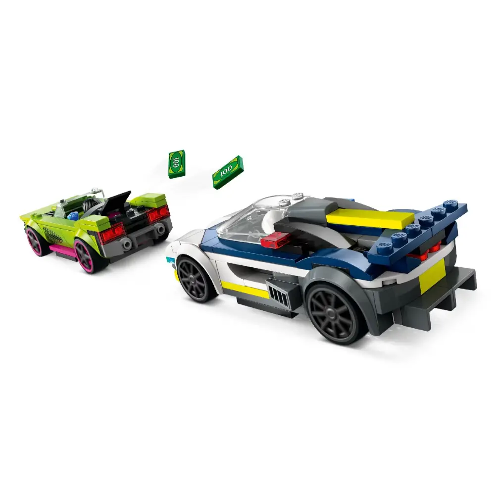 Lego Police and Muscle Car Chase