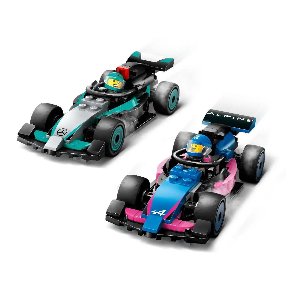 Lego F1 Garage & Mercedes AMG & Alpine Cars