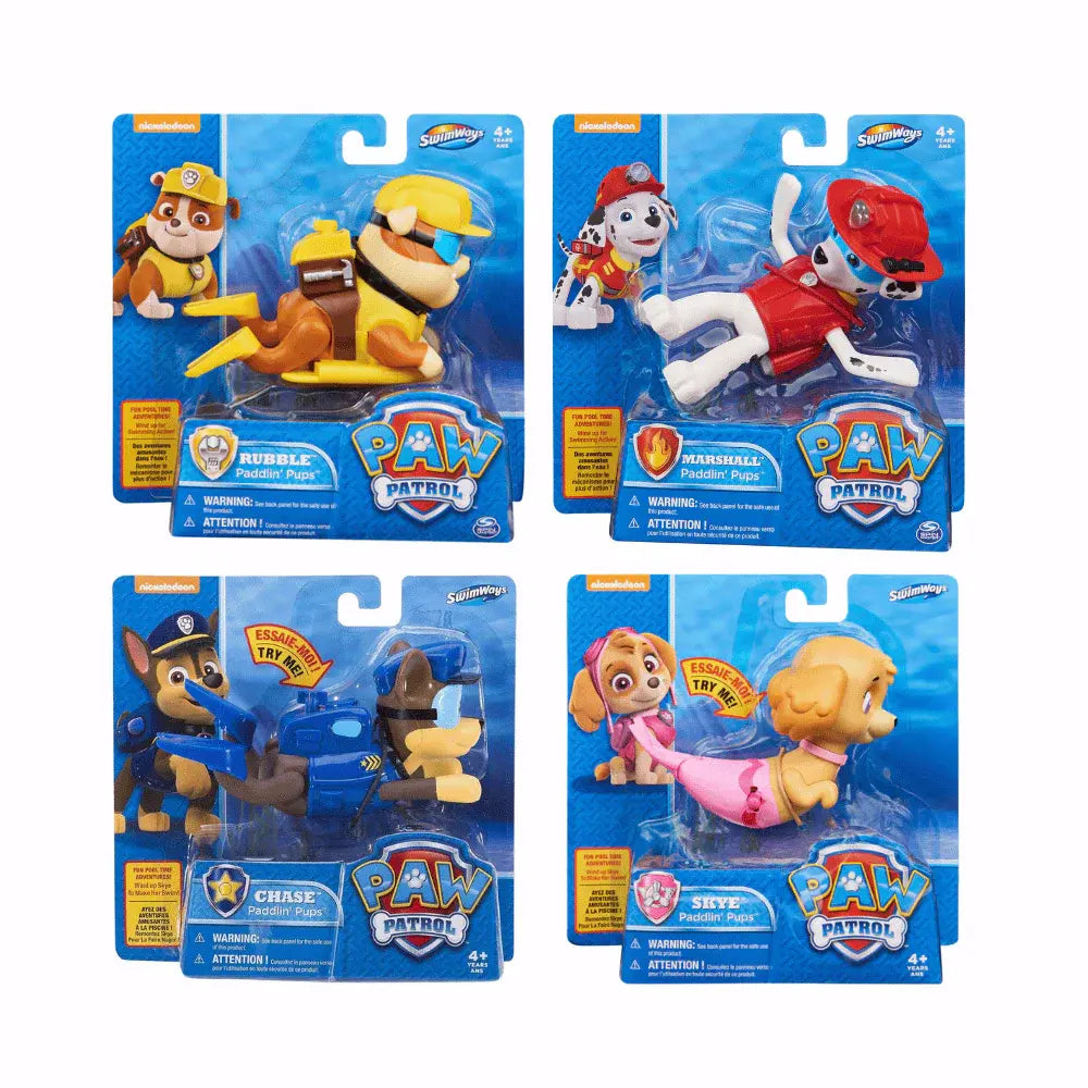 Pawpatrol Paddlin Pups 4Asst