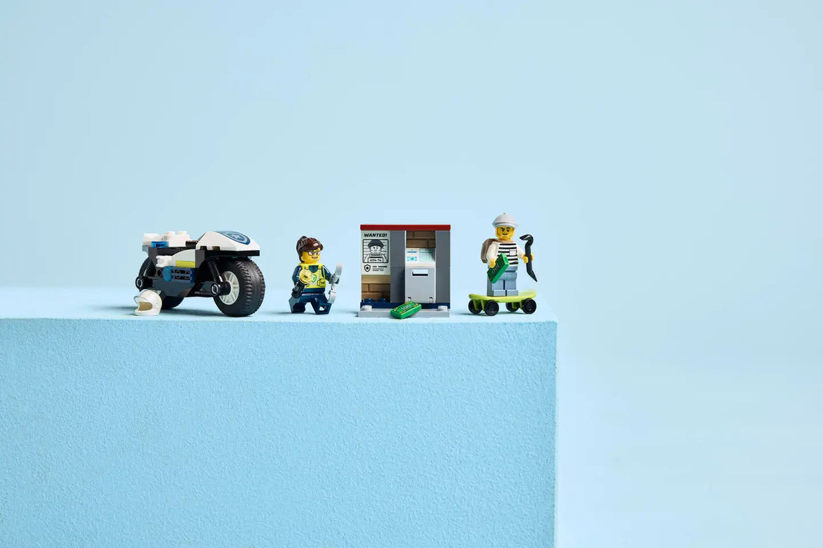 Lego Police Motorcycle Chase