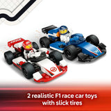 Lego F1 Williams & Haas Racing Cars