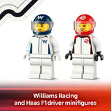 Lego F1 Williams & Haas Racing Cars
