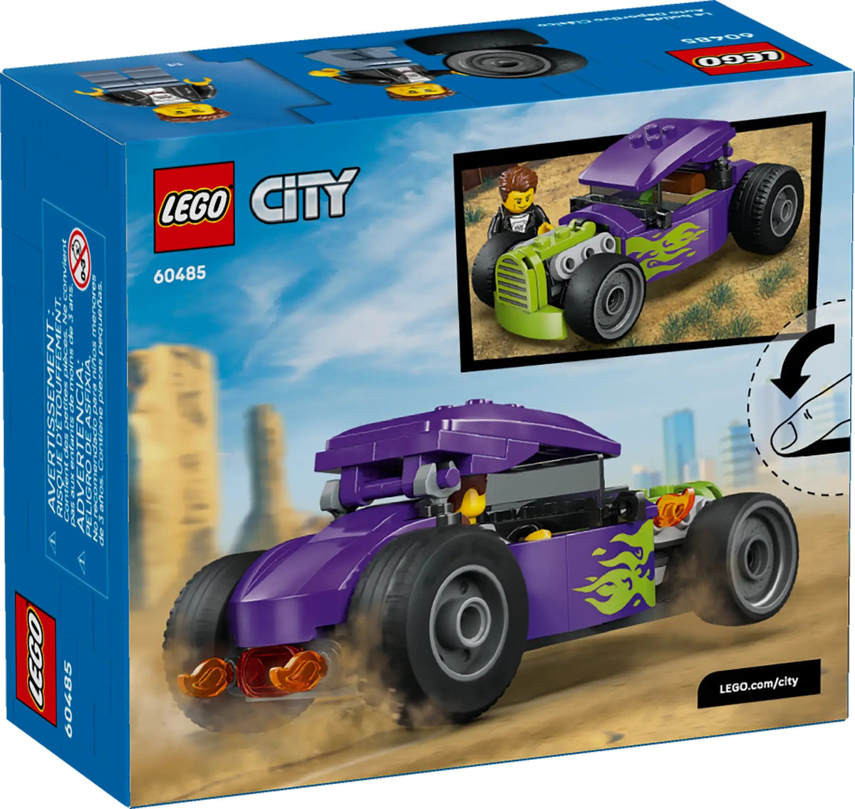 Lego City Hot Rod Building Set with Mini Figure Driver