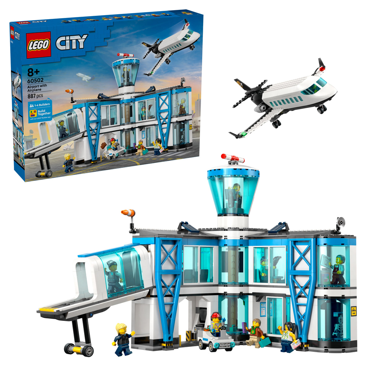 Lego City Airport With Airplane
