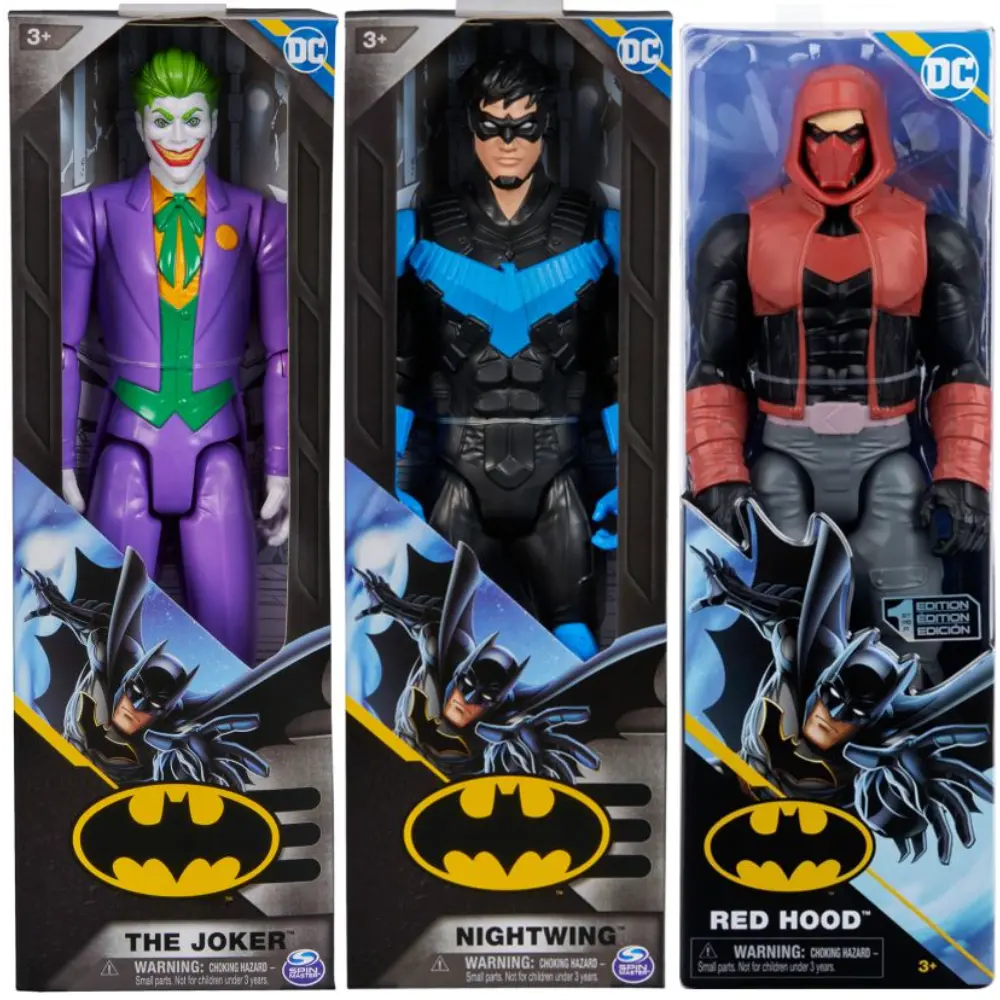 DC COMICS HERO+VILLAIN 12INCH 3ASST
