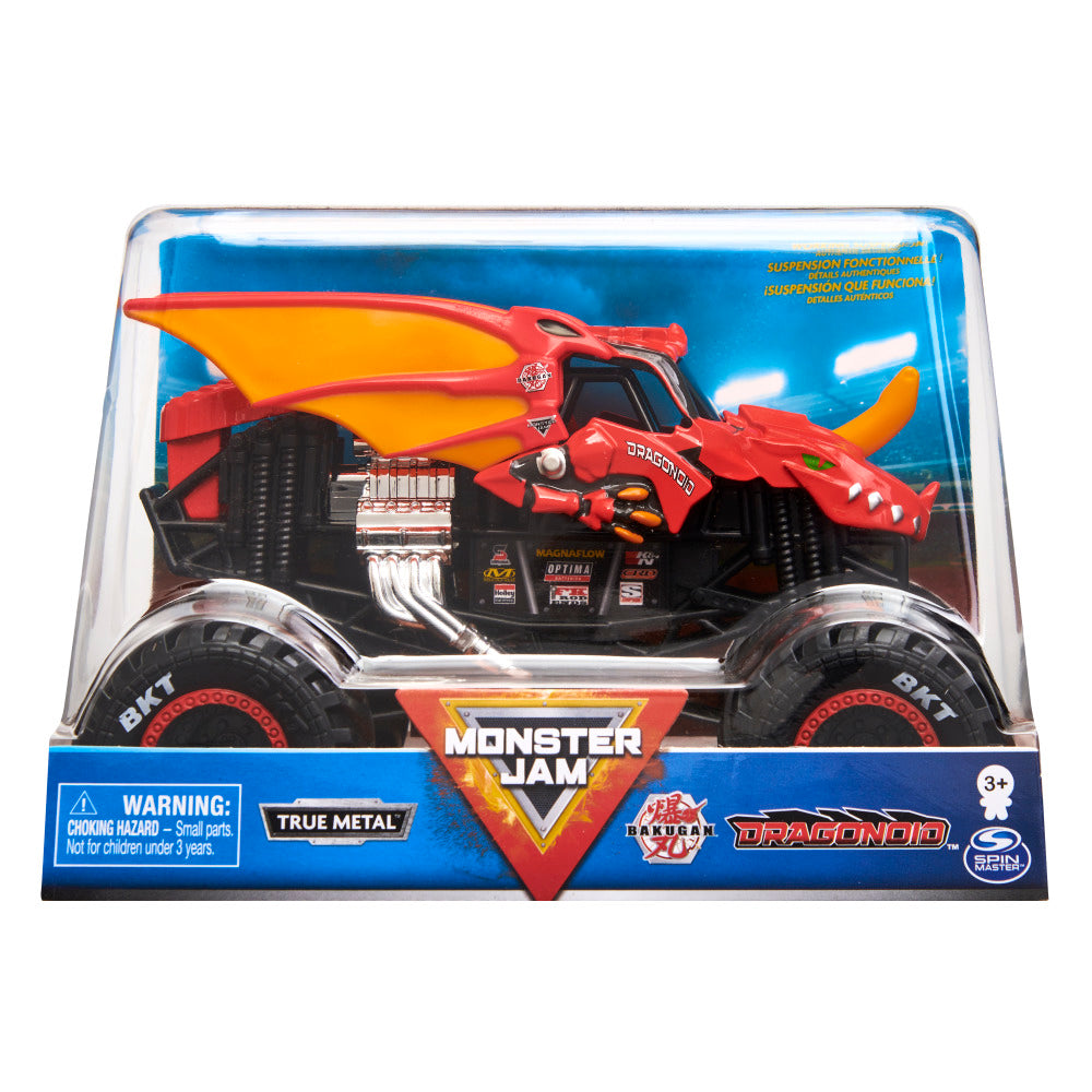 Monster Jam 1:24 Scale Collector Die-Cast Monster Truck Assorted Designs, Collectible Toy Vehicle for Kids