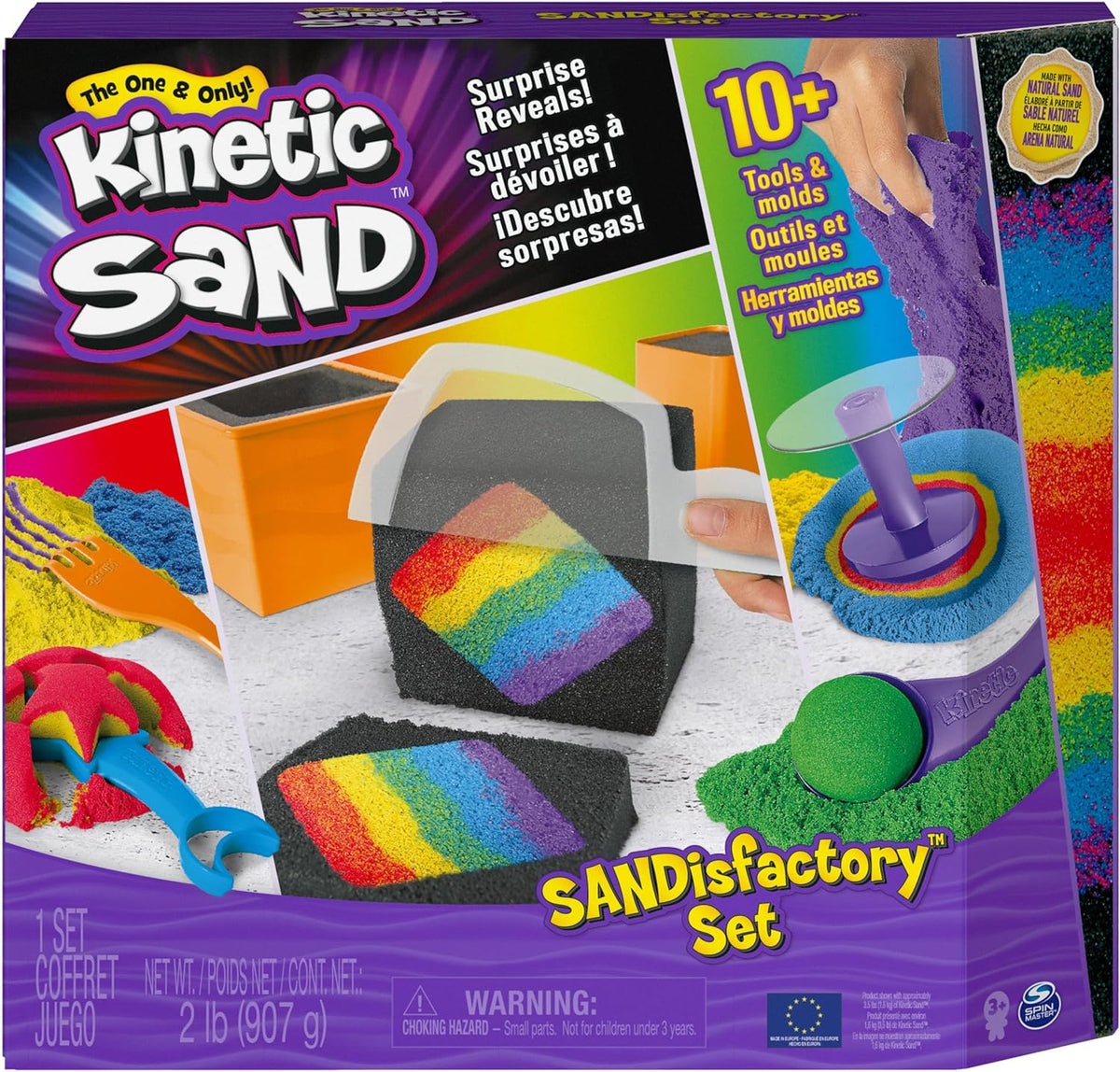 Kinetic Sand Sandisfactory Set