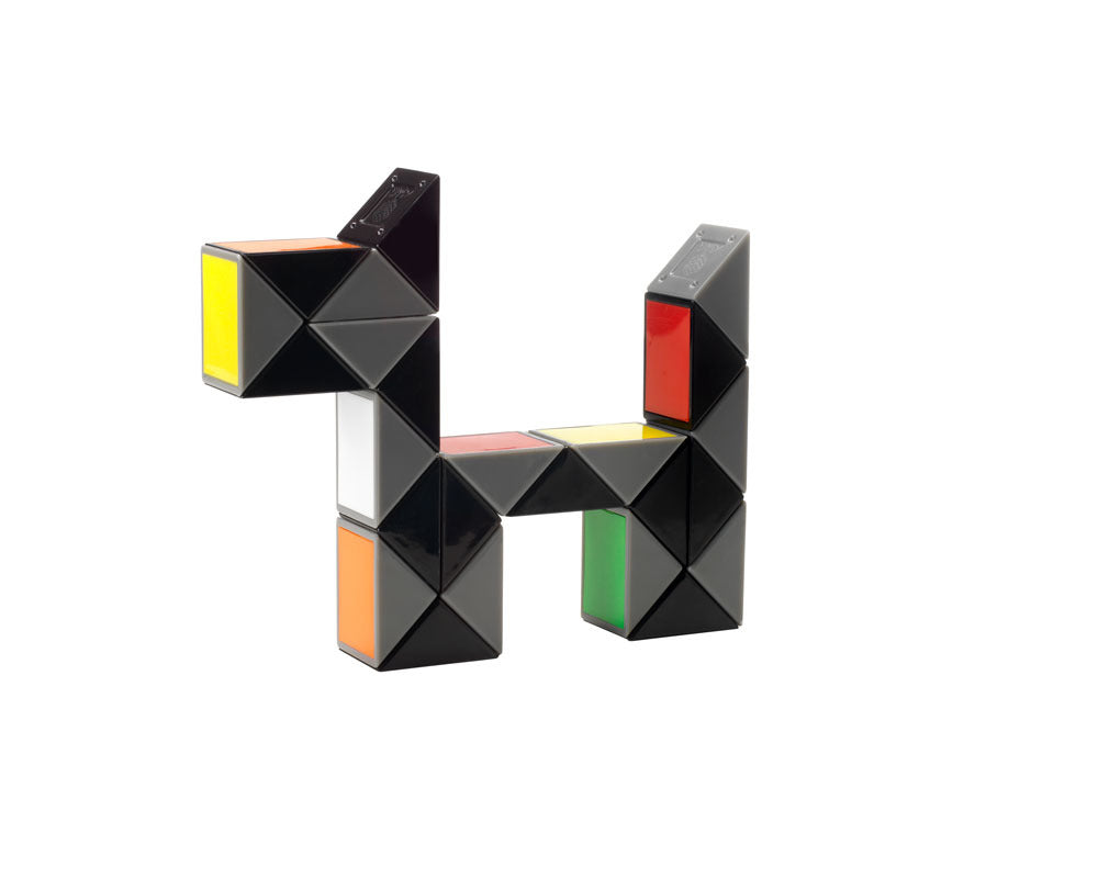 Rubik's Twist Flexible Shape Puzzle Transformable 3D Fidget & Brain Teaser Toy for Kids Ages 8+