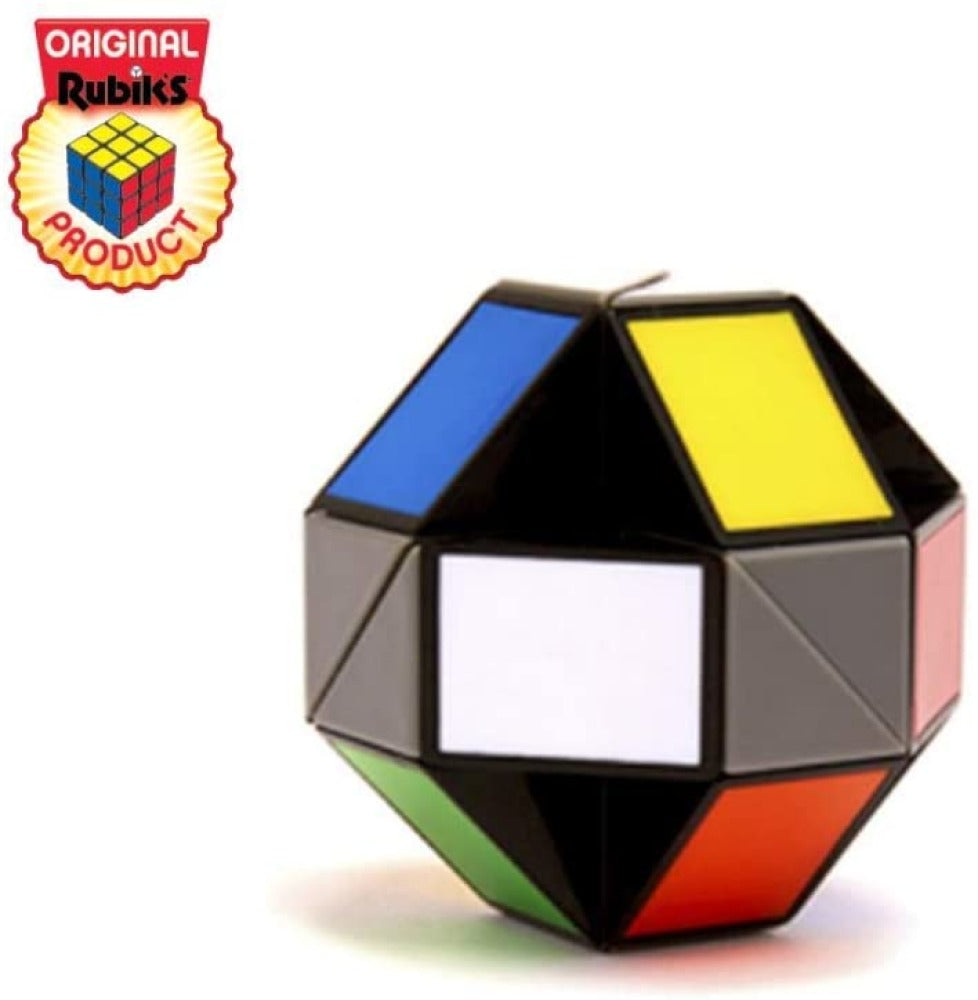 Rubik's Twist Flexible Shape Puzzle Transformable 3D Fidget & Brain Teaser Toy for Kids Ages 8+