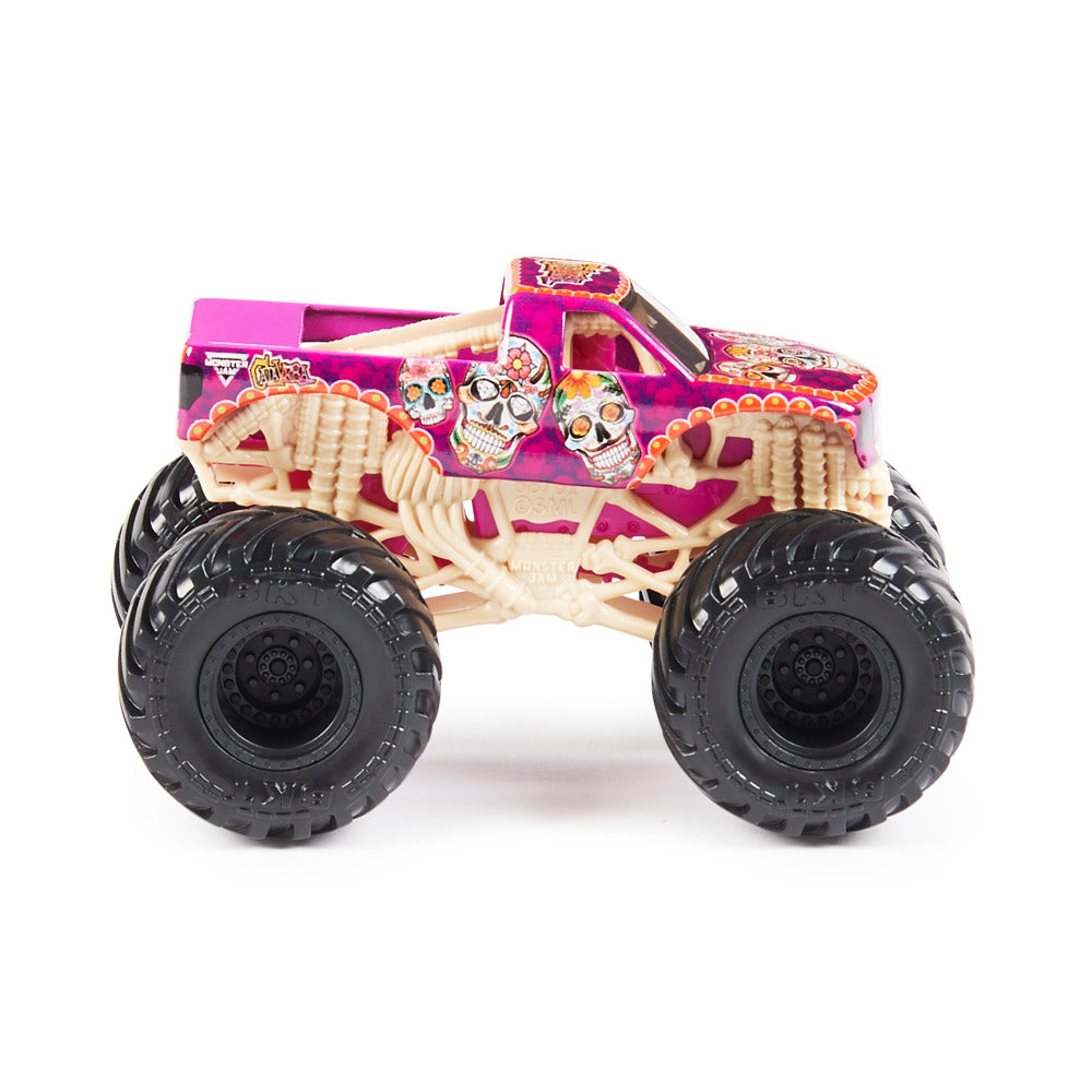 Monster Jam 1:64 Scale Die-Cast Monster Truck 2-Pack Assorted Designs, Collectible Toy Trucks for Kids