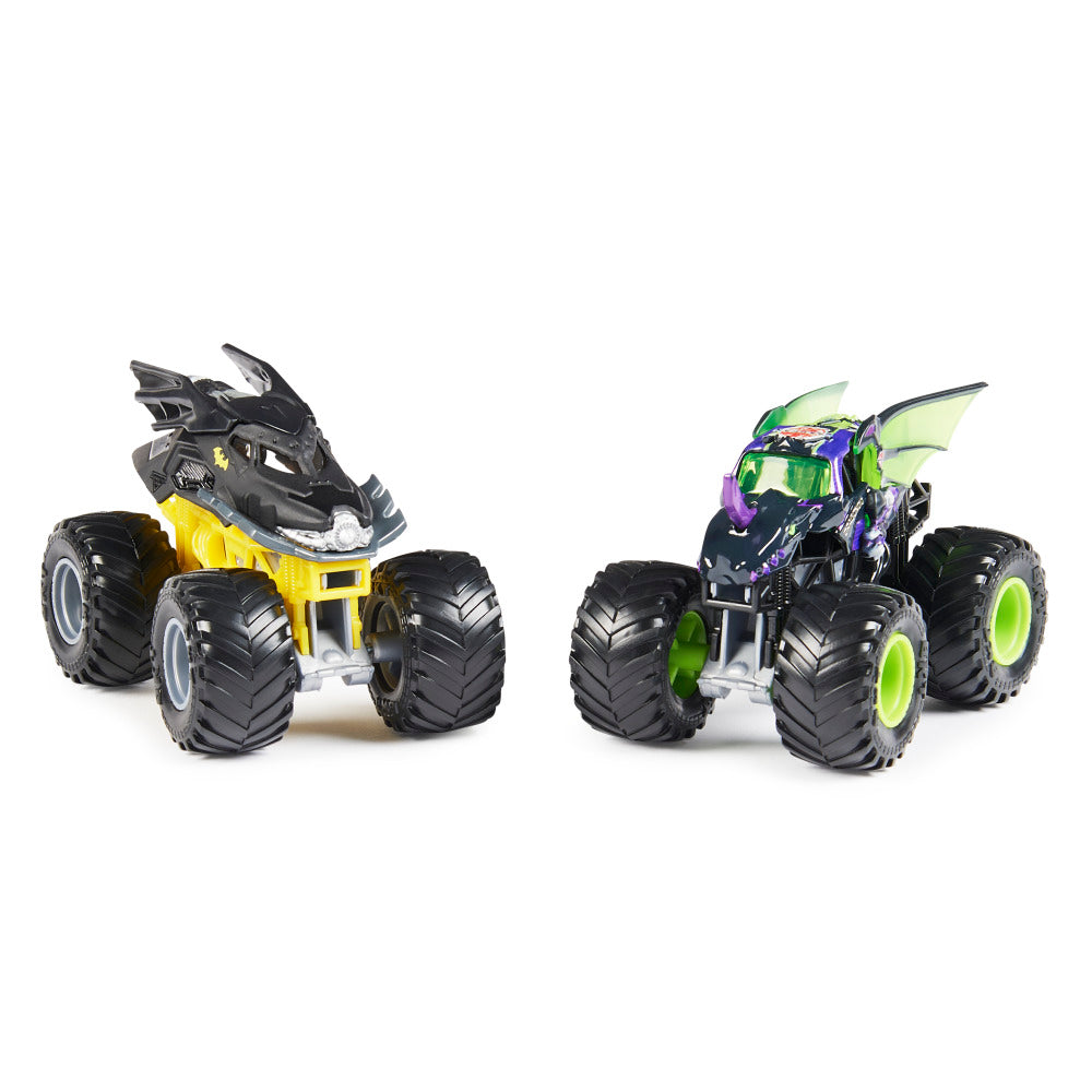 Monster Jam 1:64 Scale Die-Cast Monster Truck 2-Pack Assorted Designs, Collectible Toy Trucks for Kids