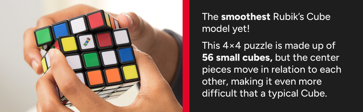 Rubik's Master 4x4 Cube Puzzle Advanced Brain Teaser & STEM Toy for Ages 8+