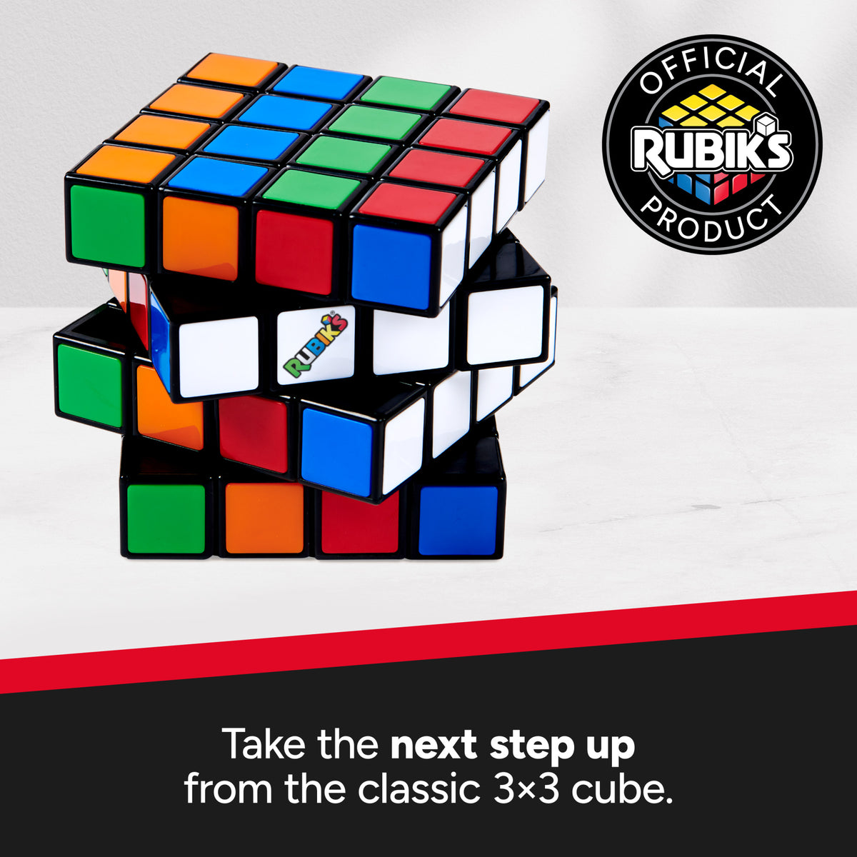 Rubik's Master 4x4 Cube Puzzle Advanced Brain Teaser & STEM Toy for Ages 8+