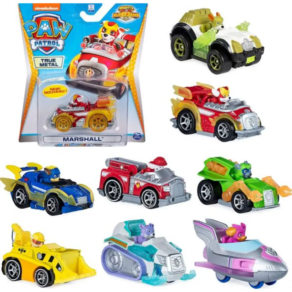 Pawpatrol 1:55 True Metal Aqua Asst