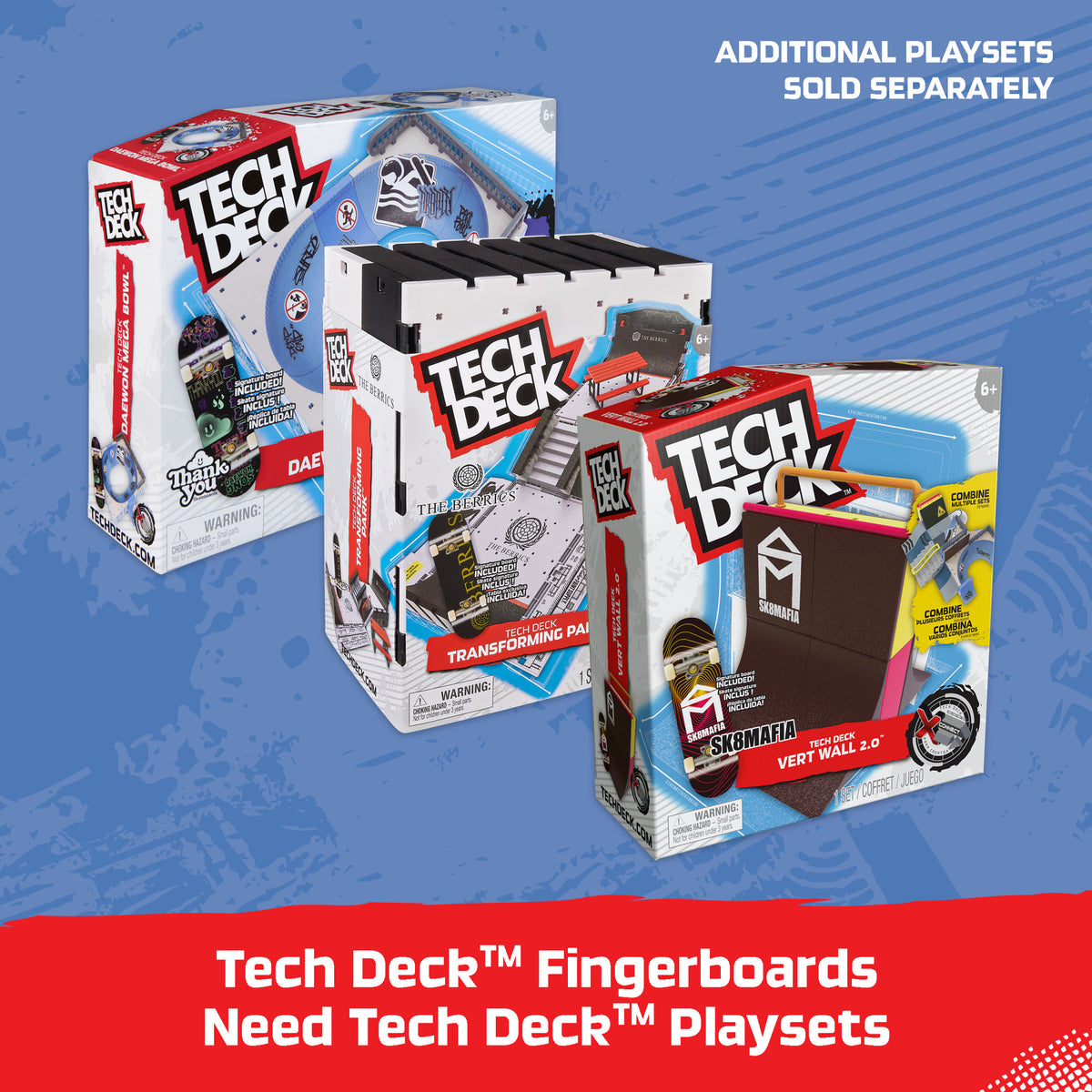 Tech Deck X-Connect Daewon Song Mega Bowl Fingerboard Skatepark Creator Set