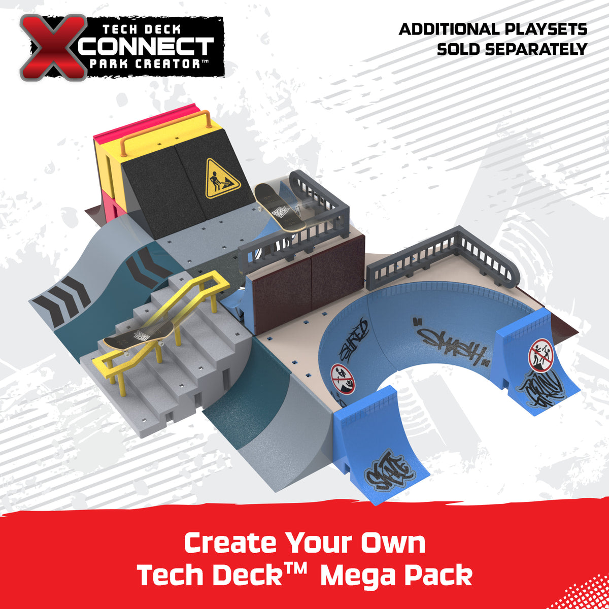 Tech Deck X-Connect Daewon Song Mega Bowl Fingerboard Skatepark Creator Set