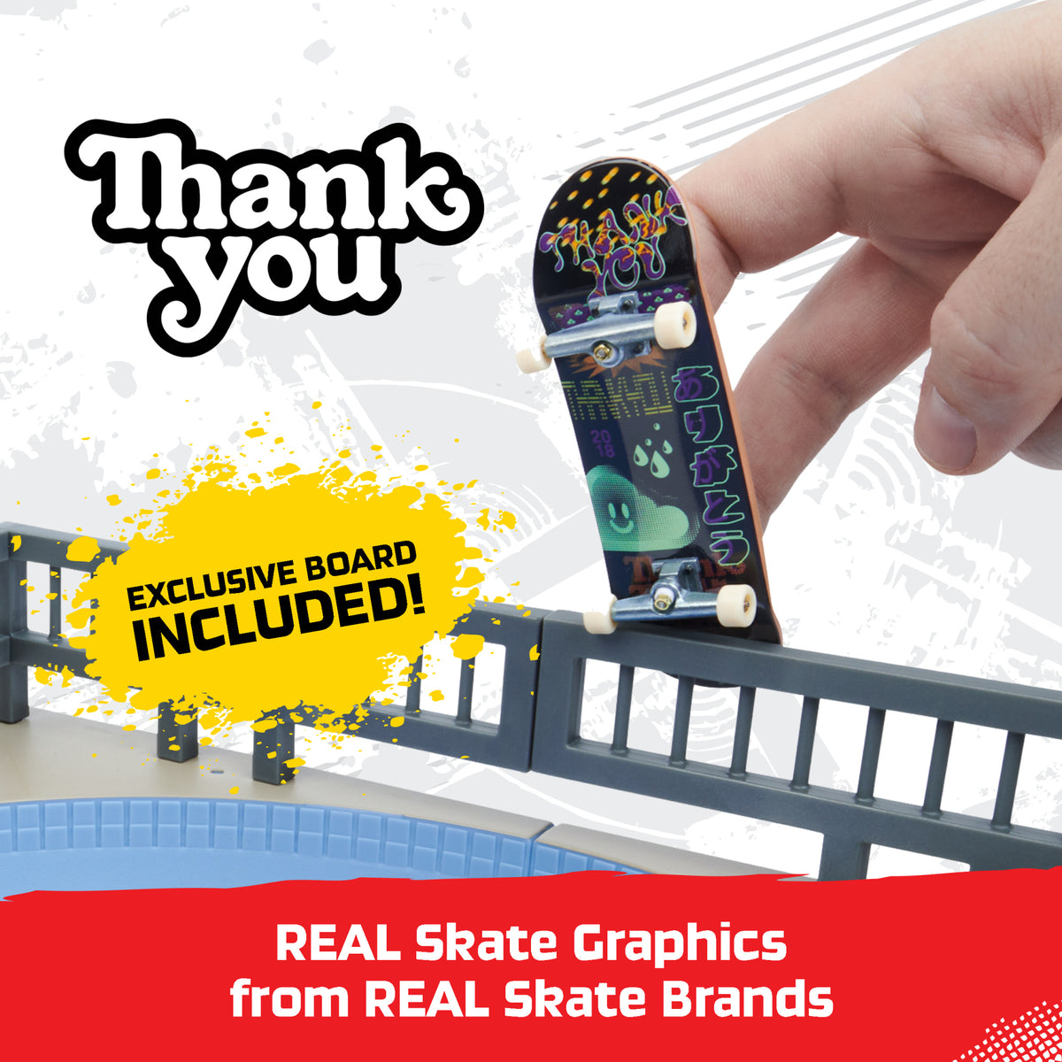 Tech Deck X-Connect Daewon Song Mega Bowl Fingerboard Skatepark Creator Set