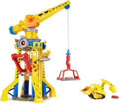 Rubble & Crew Bark Yard Crane Tower Battery Operated