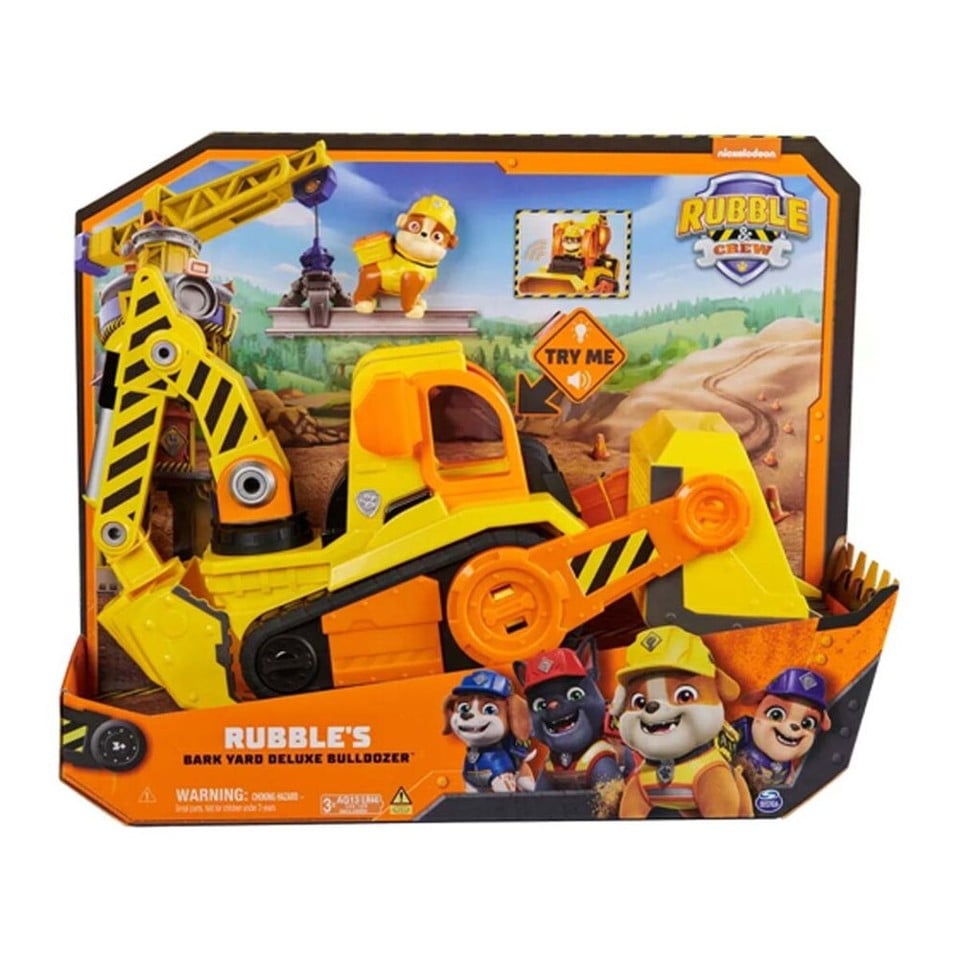 Rubble & Crew Deluxe Buldozer Vehicle Rubble Battery Operated