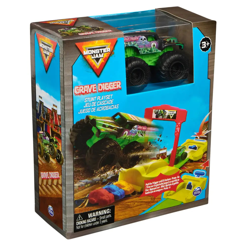 Monster Jam 1:72 Value Truck Stunt Playset Asst