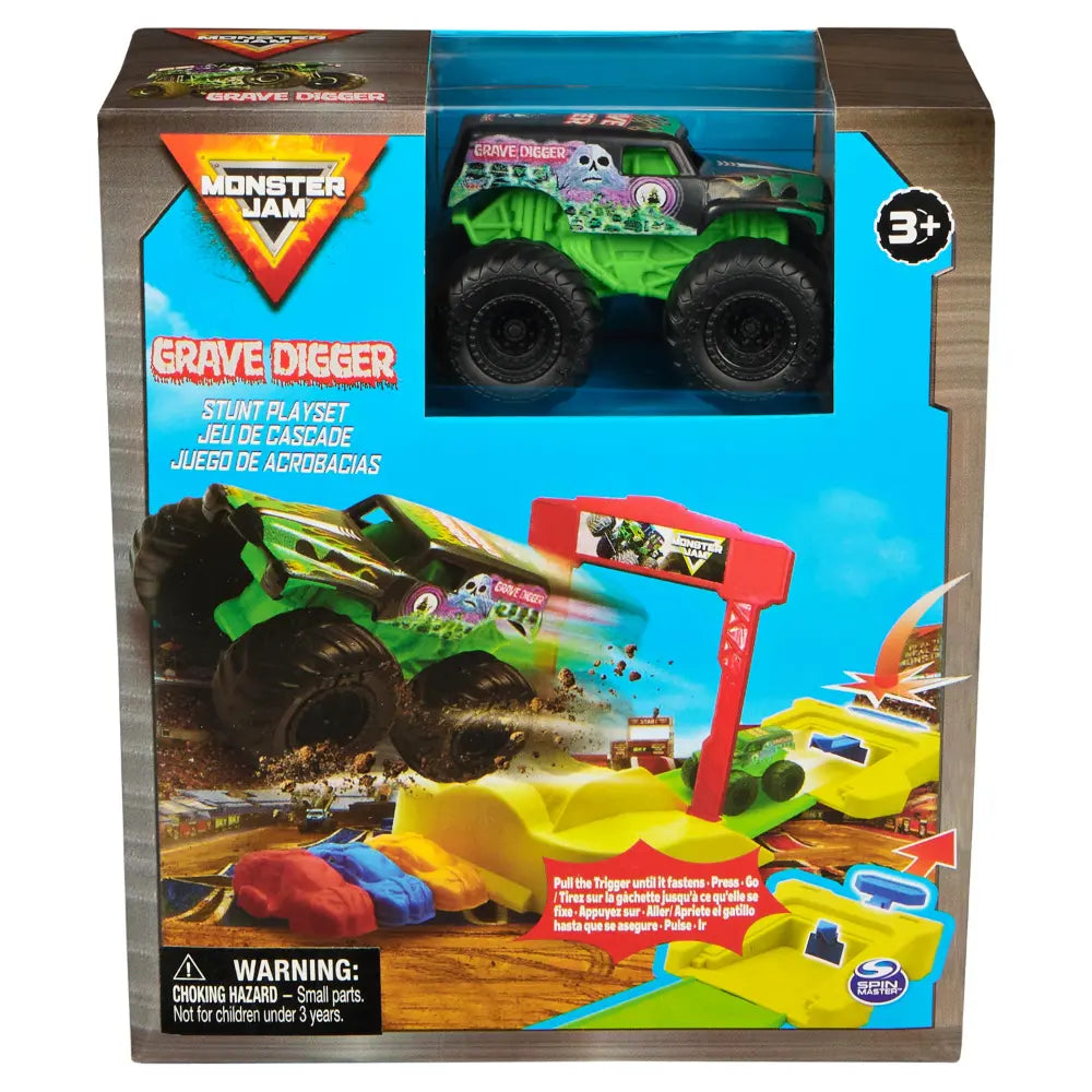 Monster Jam 1:72 Value Truck Stunt Playset Asst