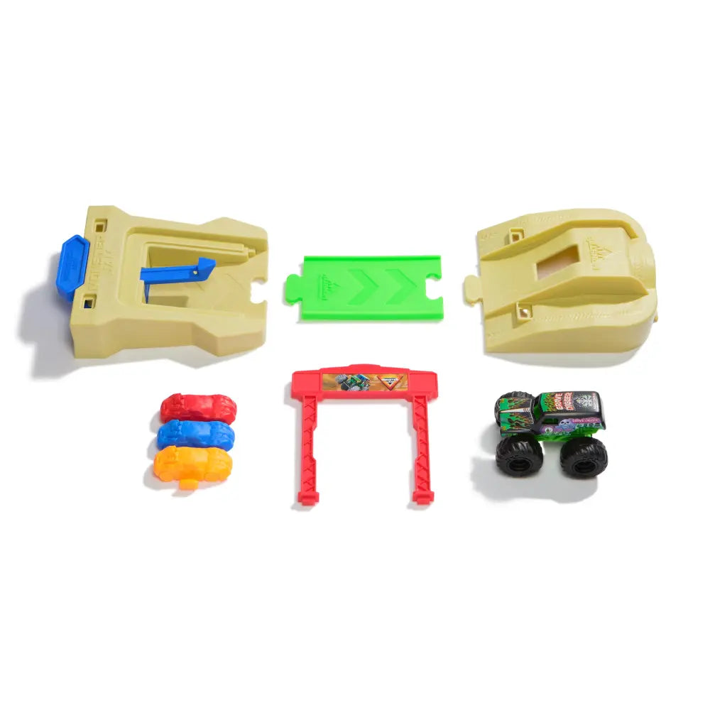 Monster Jam 1:72 Value Truck Stunt Playset Asst
