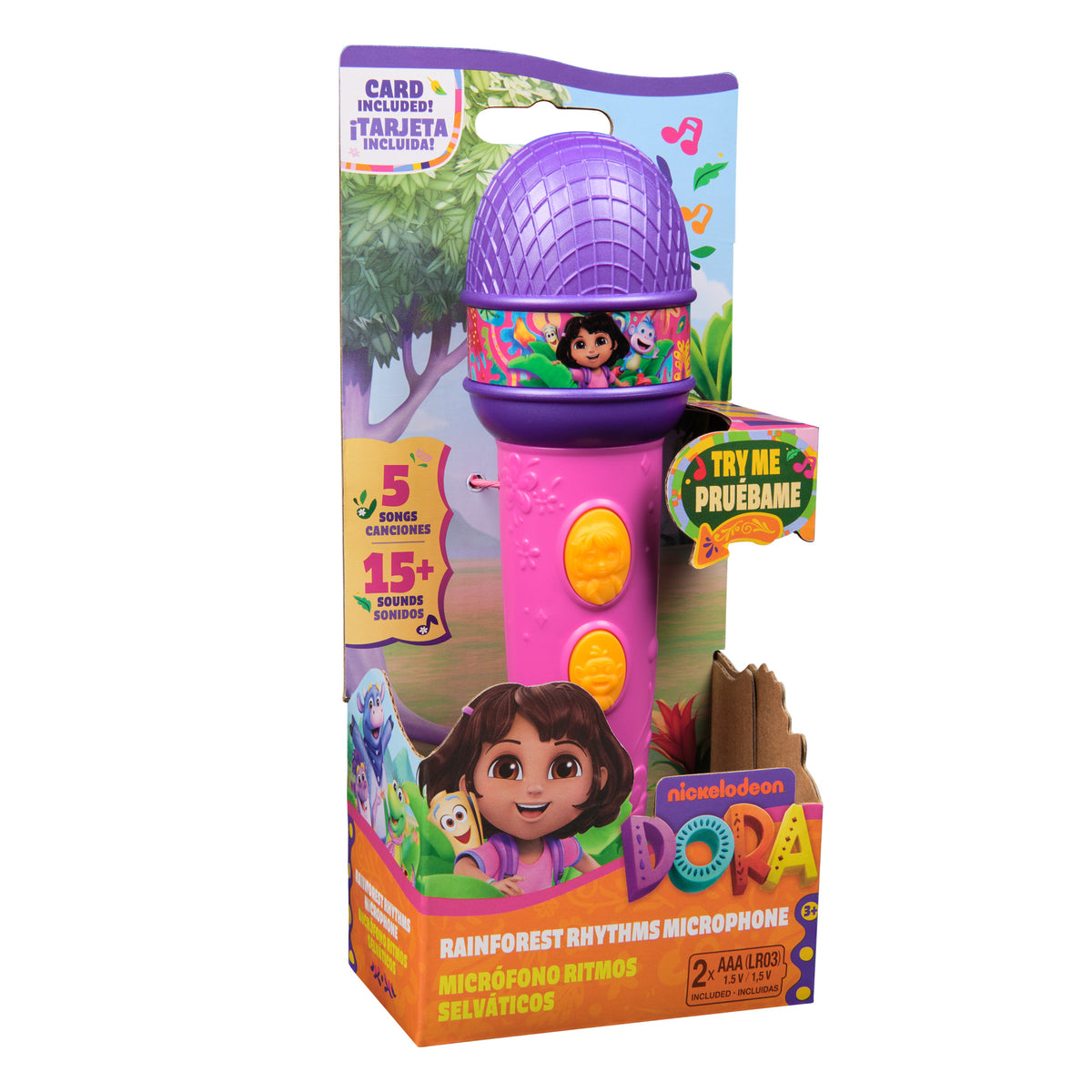 Dora The Explorer Mirophone (English/French) Battery Operated