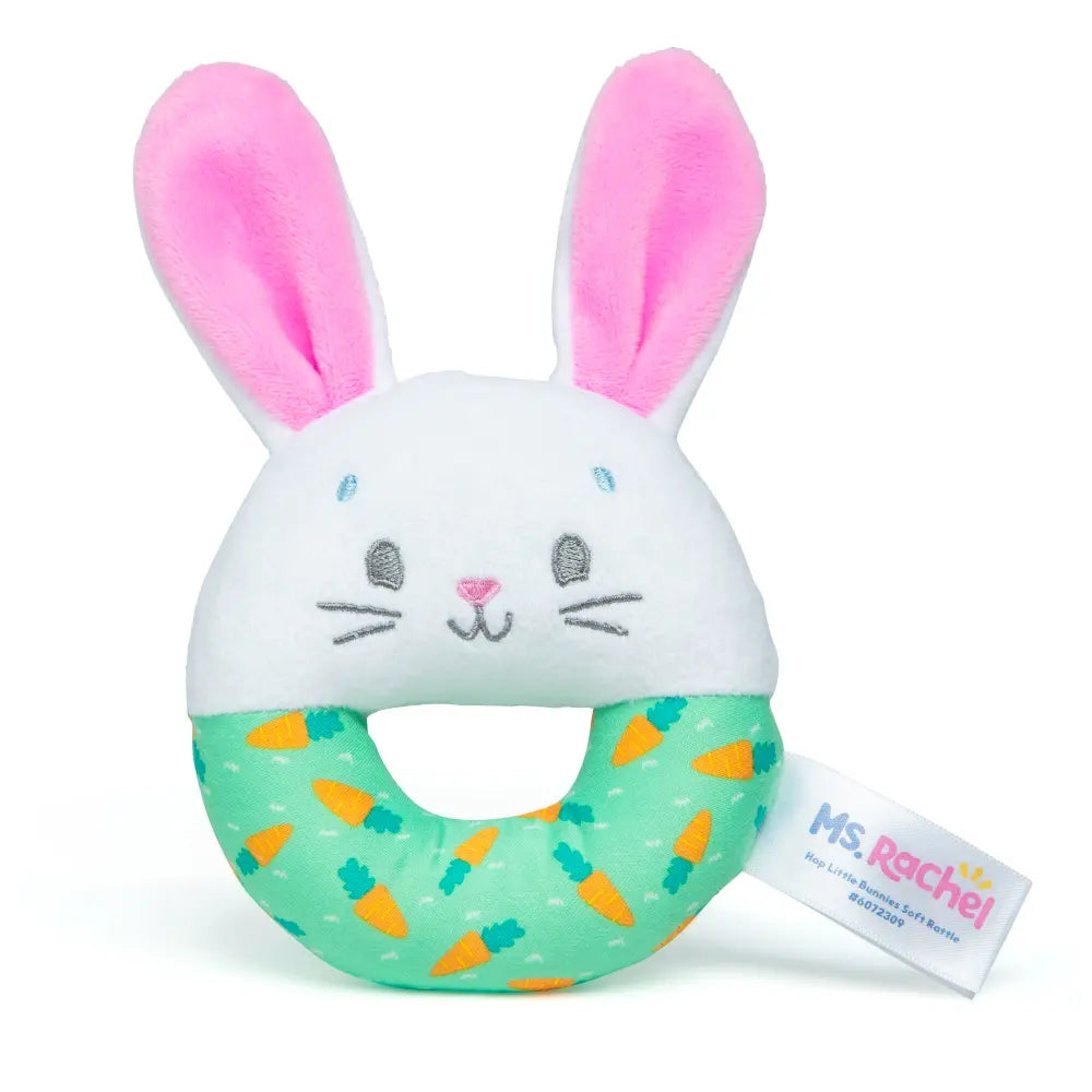 Ms. Rachel Hop Little Bunnies Sft Rattle