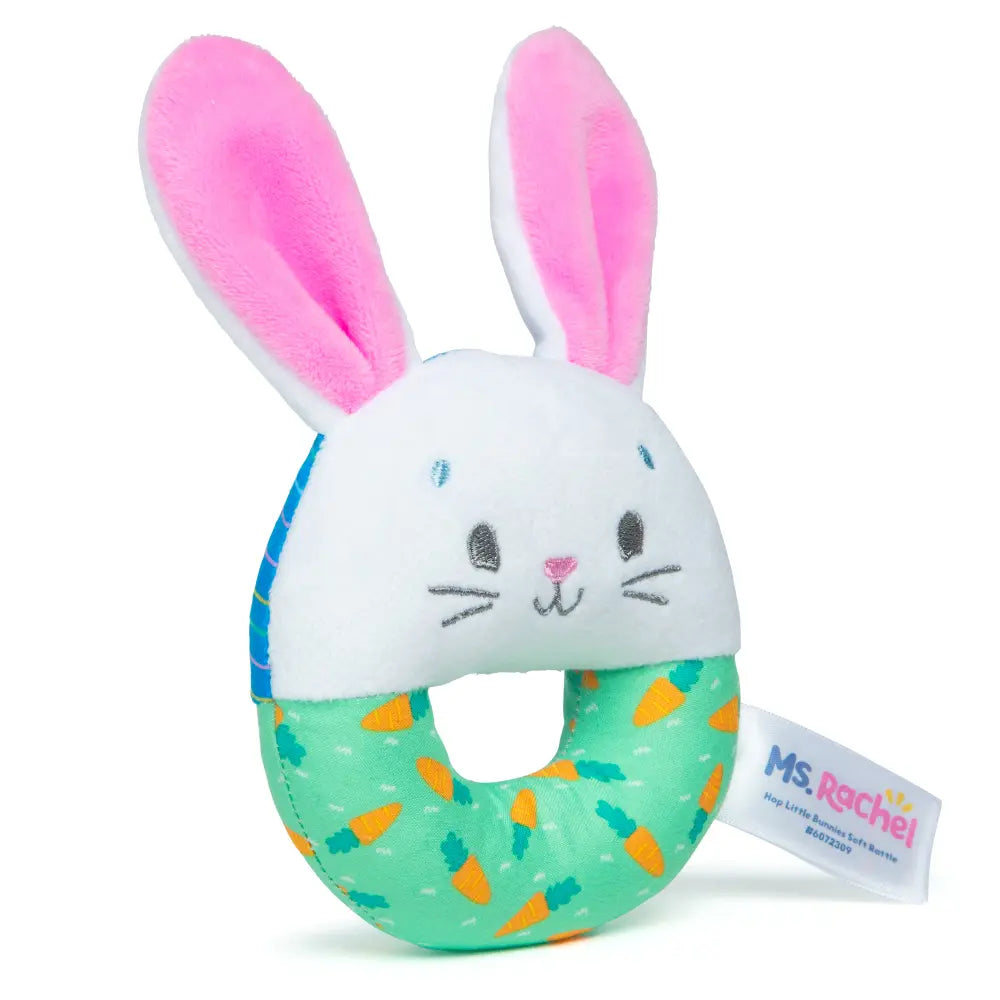 Ms. Rachel Hop Little Bunnies Sft Rattle