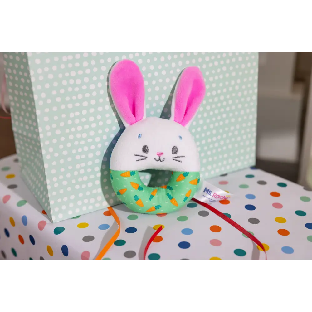 Ms. Rachel Hop Little Bunnies Sft Rattle