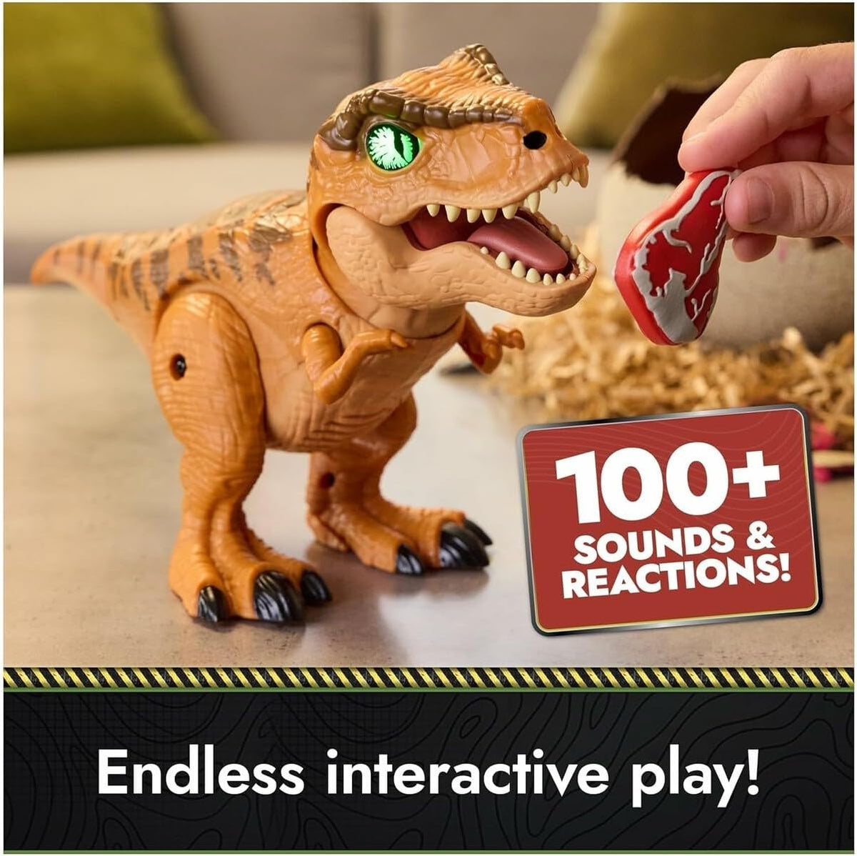 Primal Hatch Interactive Hatching Dino Battery Operated